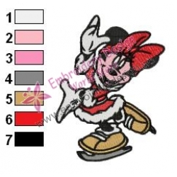 Minnie Mouse Cartoon Embroidery 14